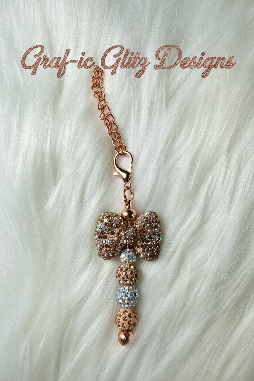 Glitzy Cup Charms
